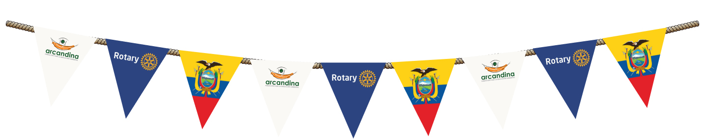 An image of some flags on a rope