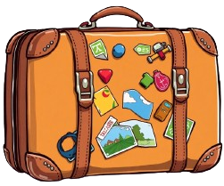An image of a travelling suitcase